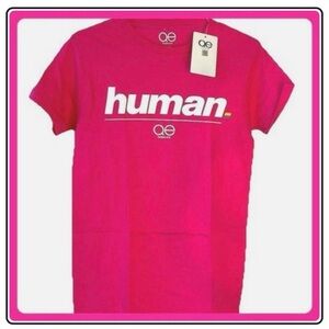 Human Pink T-Shirt Choose Kindness Cast T Shirt Mens NWT